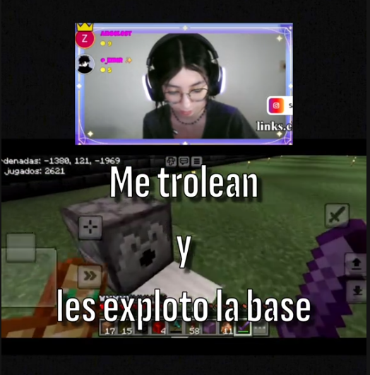 Ely Saravia activa el caos tras trolleo de AbdielV7100 en Minecraft